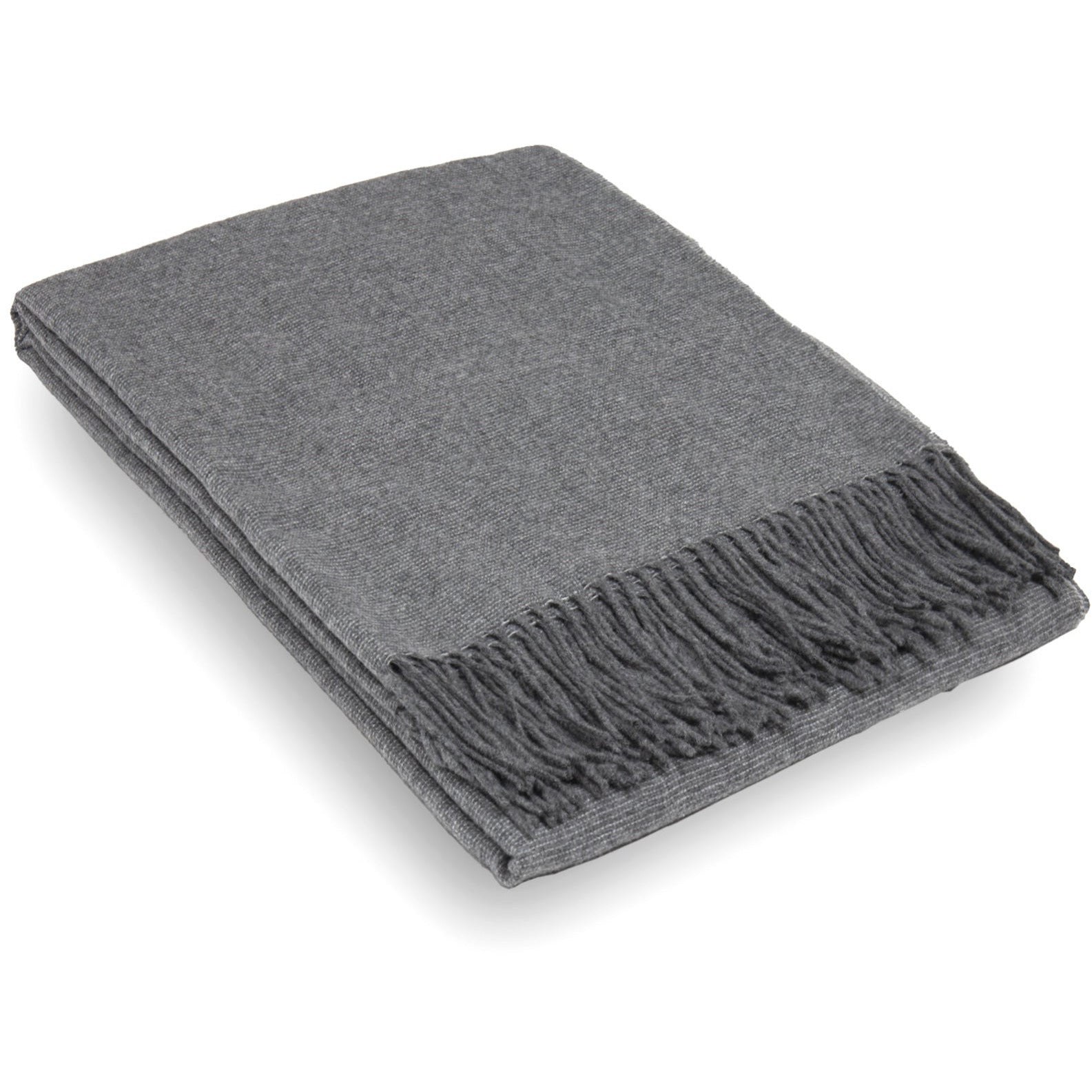 Paddington Throw - Fine Wool Blend - Slate