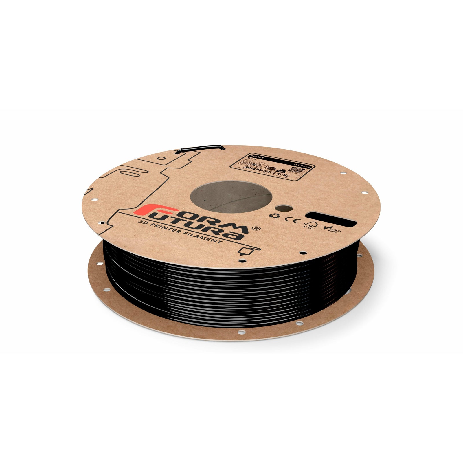 ASA Filament ApolloX 1.75mm Black 4500 gram 3D Printer Filament