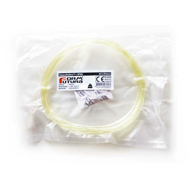 PVA Support Filament AquaSolve - PVA 1.75mm Natural 50 gram 3D Printer Filament