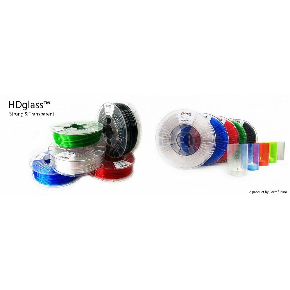 PETG Filament Glass feel HDglass 1.75mm Clear 4500 gram 3D Printer Filament