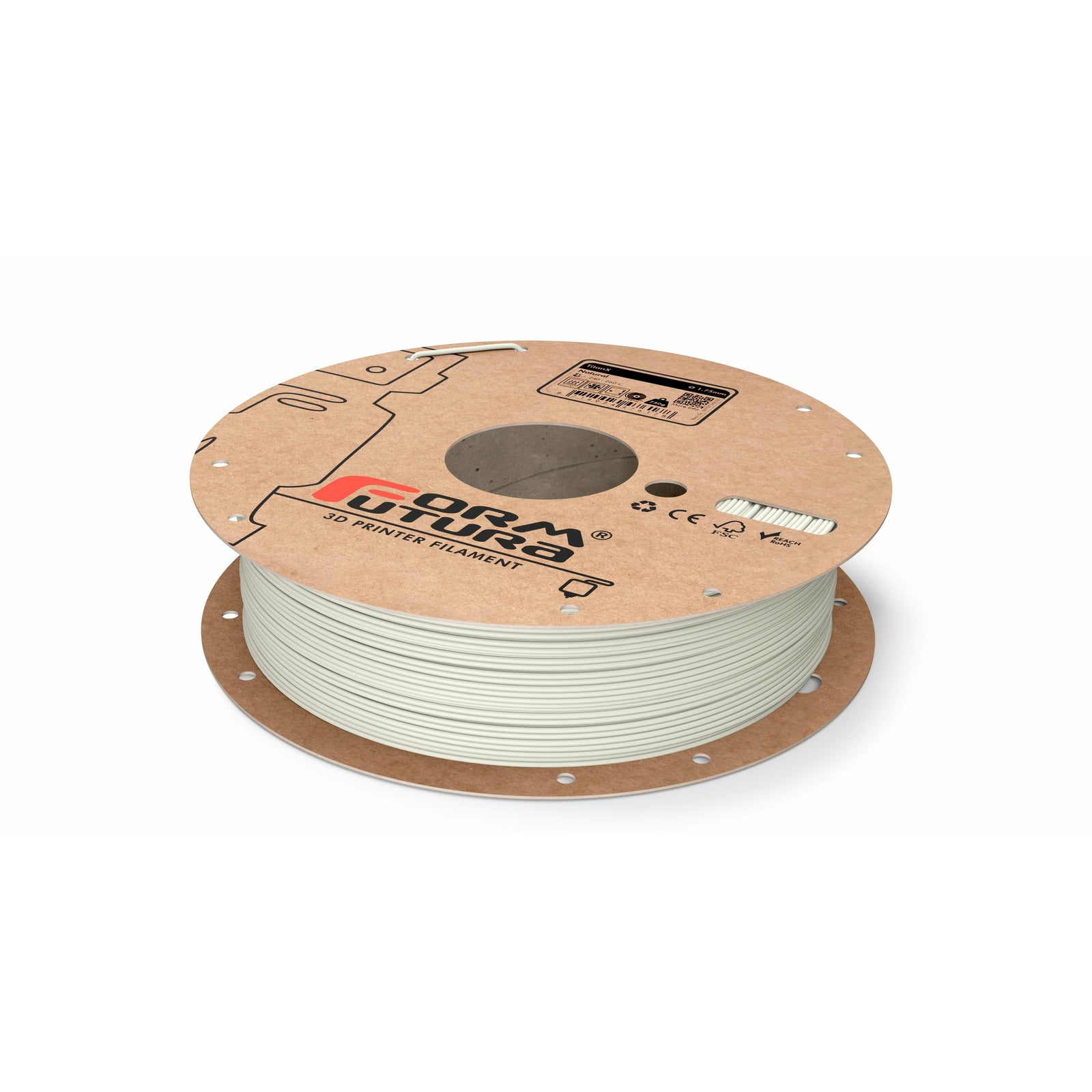 ABS Filament TitanX 1.75mm Natural 2300 gram 3D Printer Filament