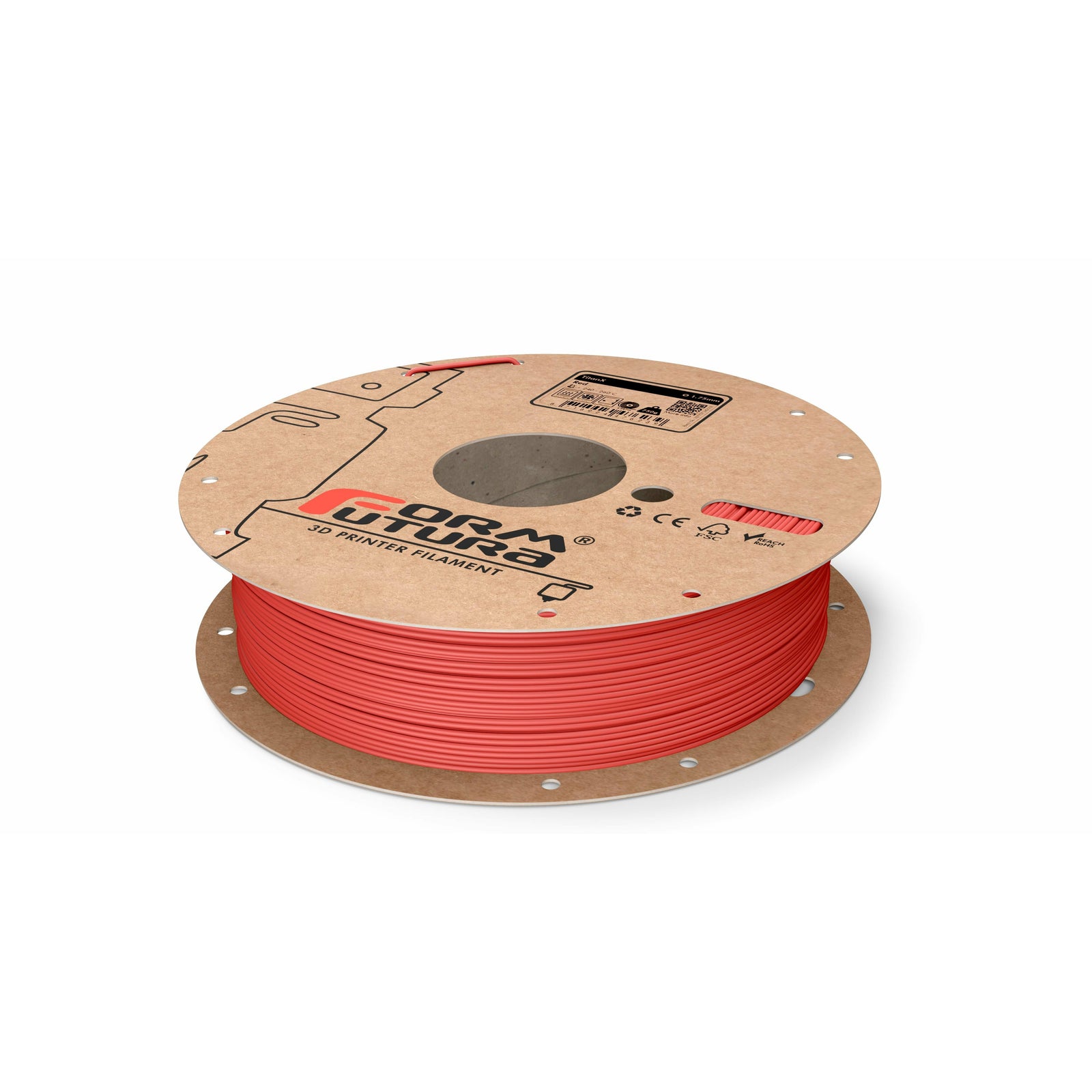 ABS Filament TitanX 1.75mm Red 750 gram 3D Printer Filament