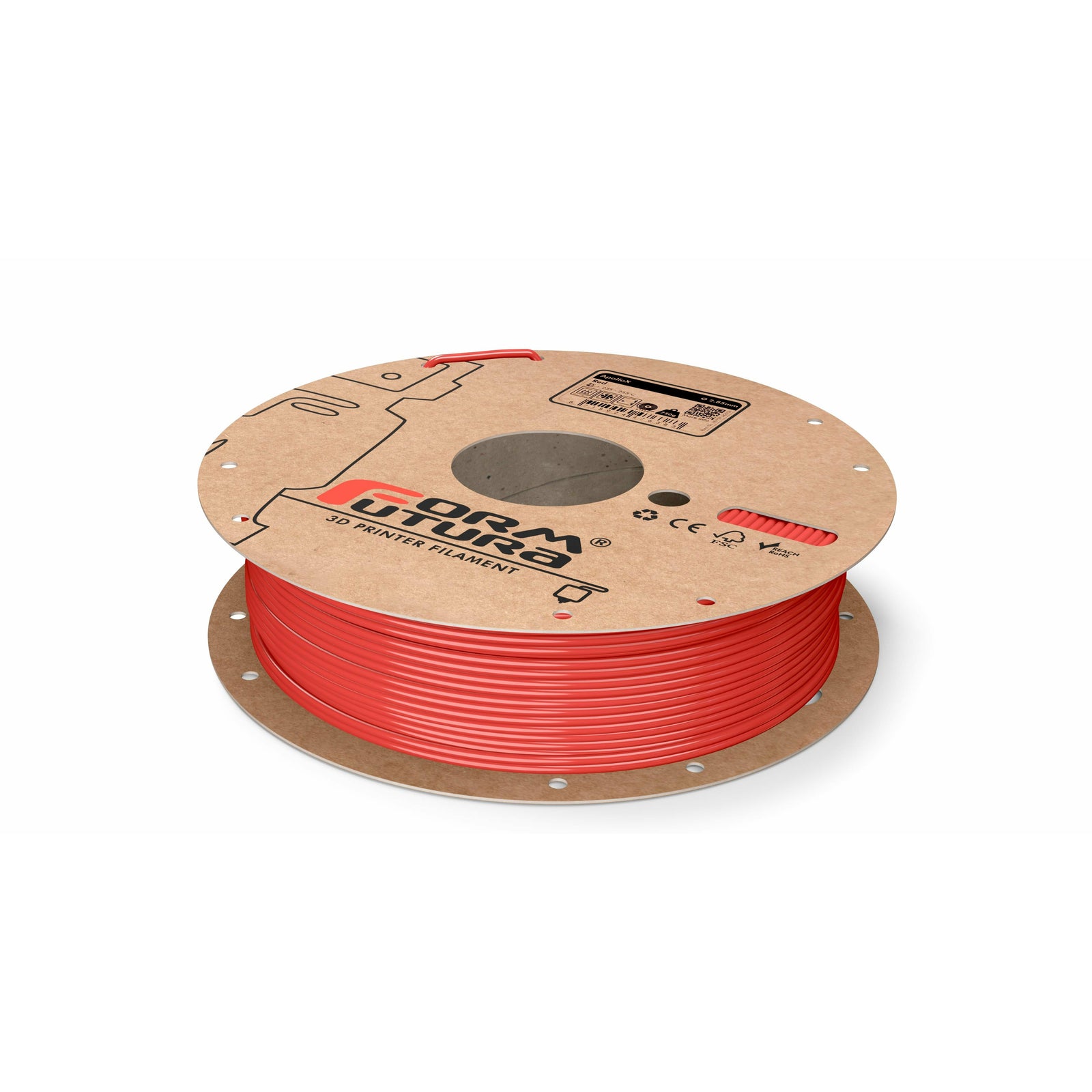 ASA Filament ApolloX 2.85mm Red 750 gram 3D Printer Filament