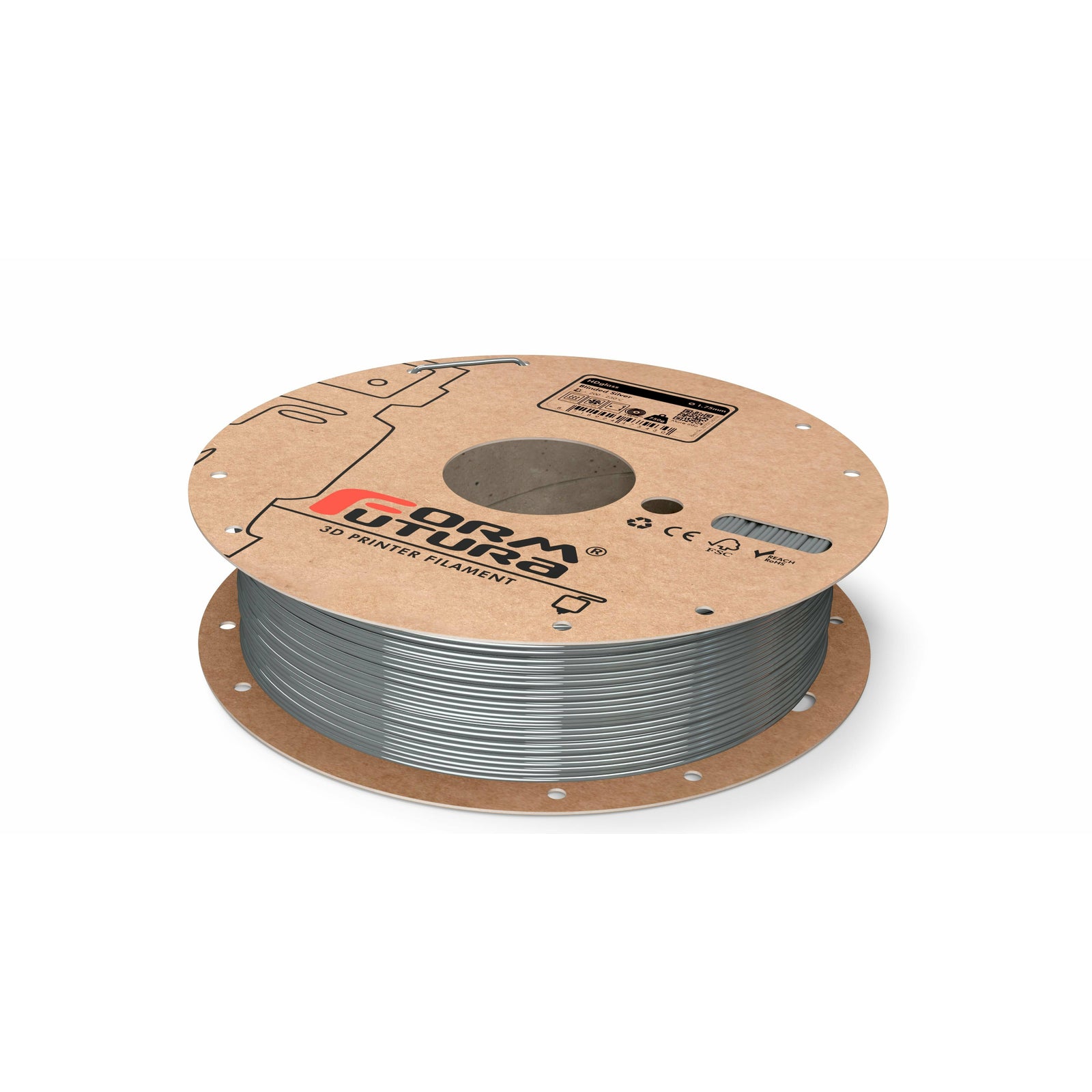 PETG Filament HDglass 2.85mm Blinded Silver 750 gram 3D Printer Filament