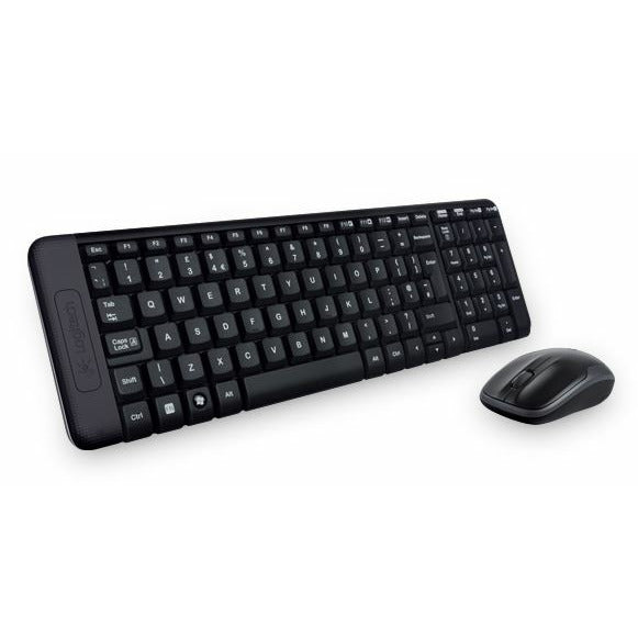 LOGITECH MK220 Wireless Keyboard &amp; Mouse Combo Much smaller design, same keys 2.4 GHz 128-bit AES encryption Fewer battery hassles