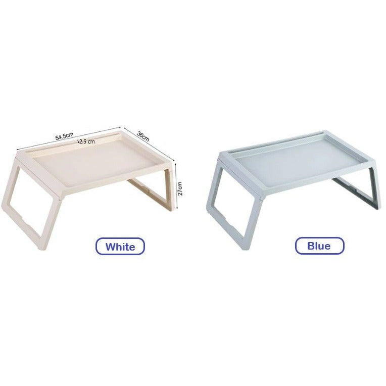 Multifunction Laptop Bed Desk with foldable legs for Home Office (Blue)