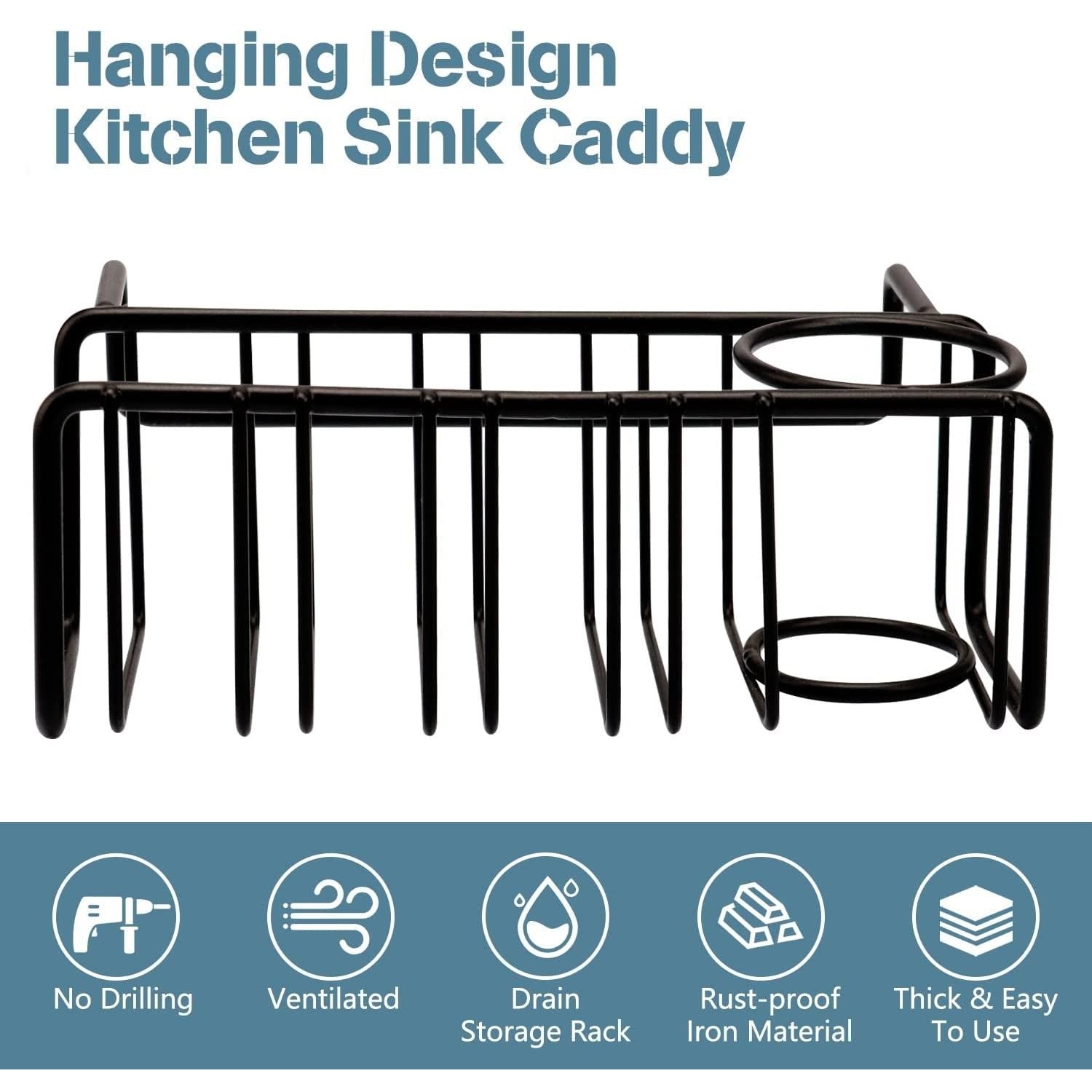 Kitchen Sink Storage Organizer Basket