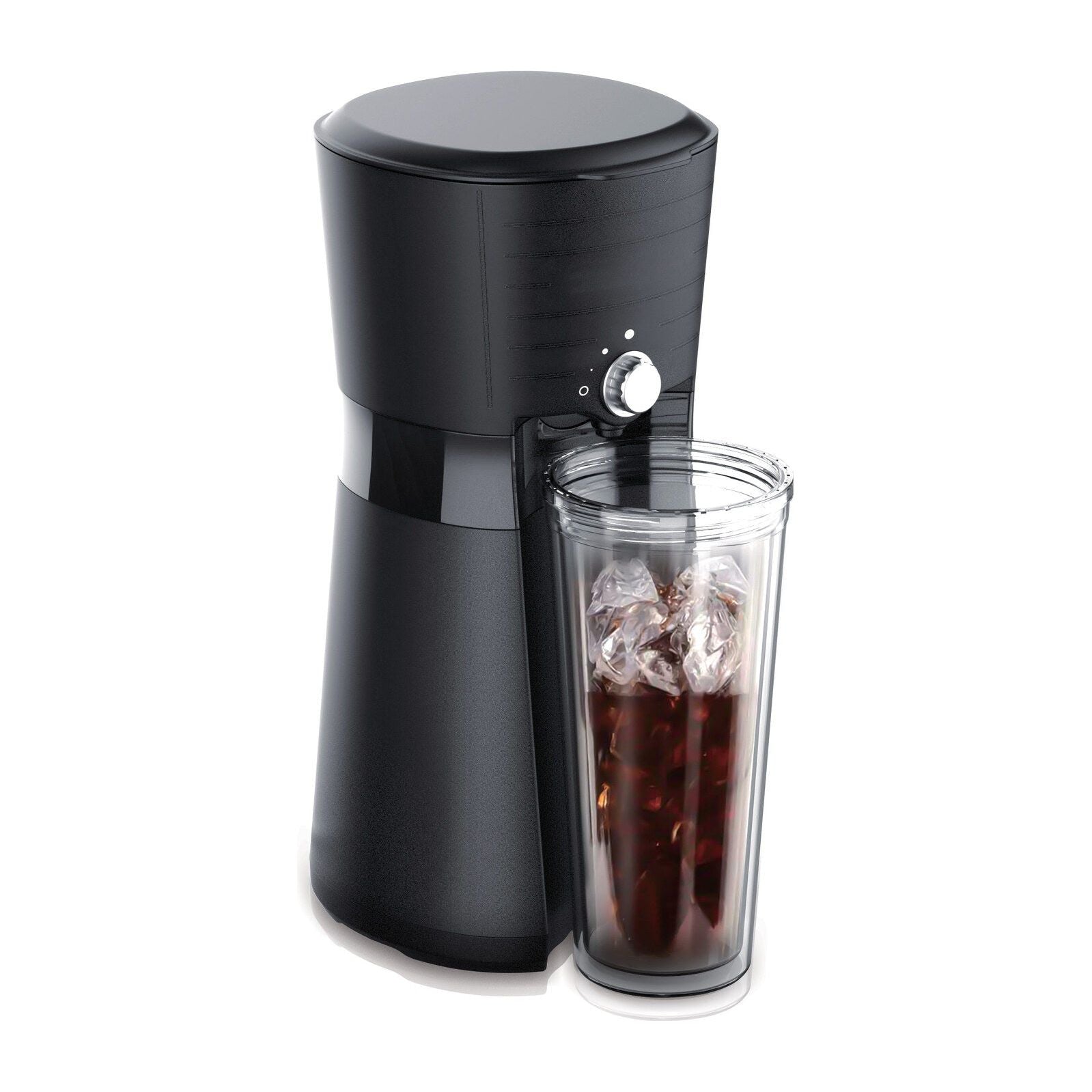 Digital Iced Coffee Maker w/ 10oz, Reusable Cup & Straw Included