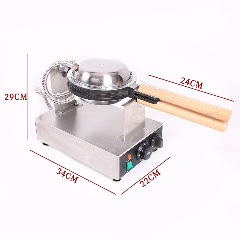 Commercial Electric Egg Puff Bubble Cake Waffle Egg Maker Machine Nonstick