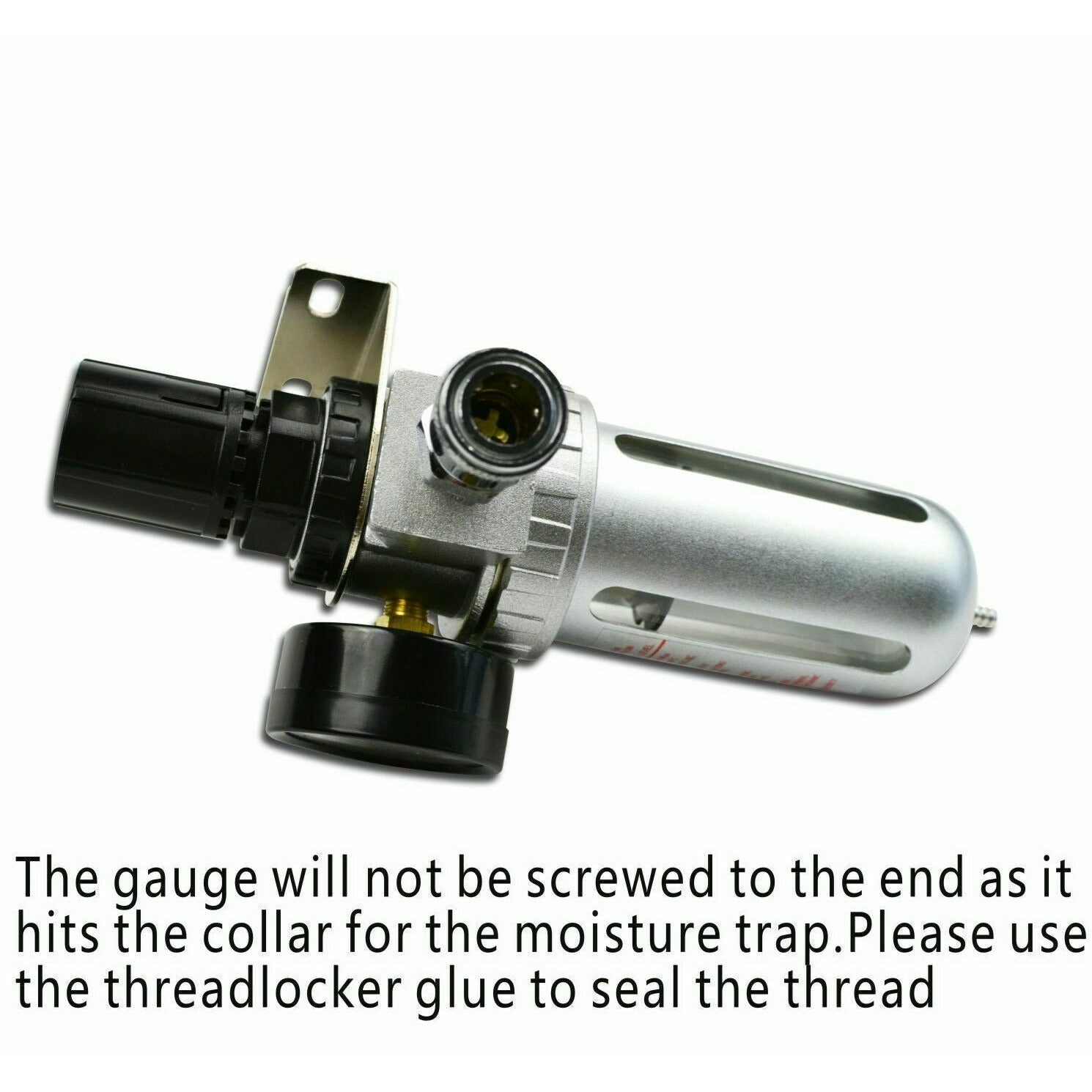 X-BULL Air Compressor Moisture Filter Water Trap Filter Regulator Mount Fitting