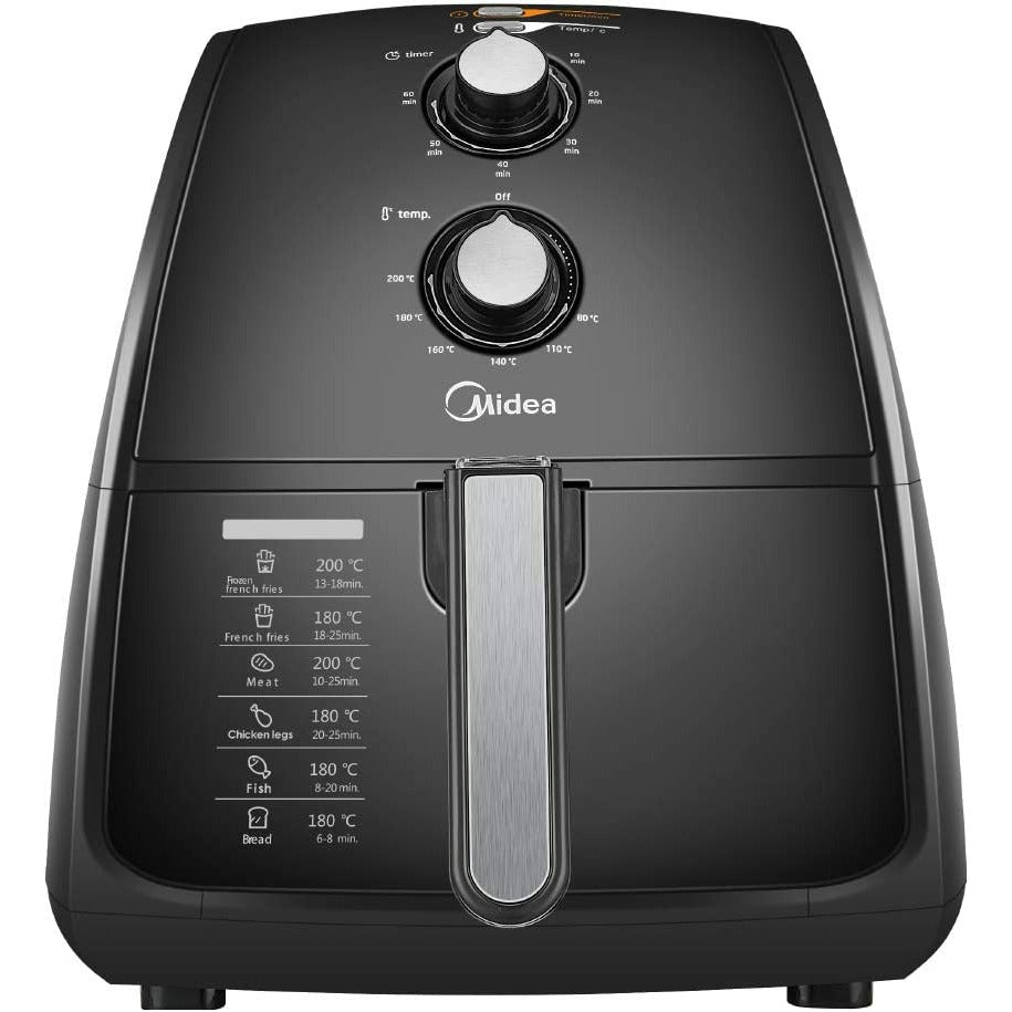 Midea 4L 1500W Multi-functional Air Fryer - Black