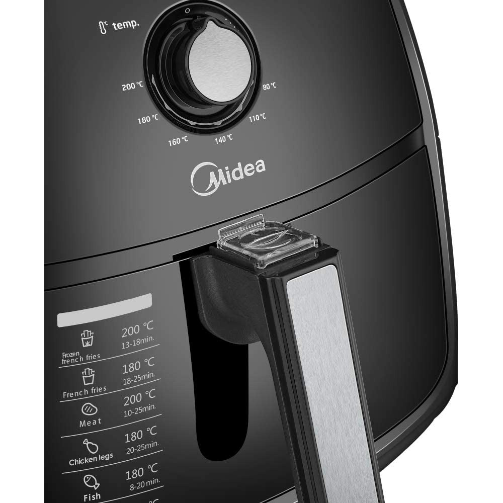 Midea 4L 1500W Multi-functional Air Fryer - Black