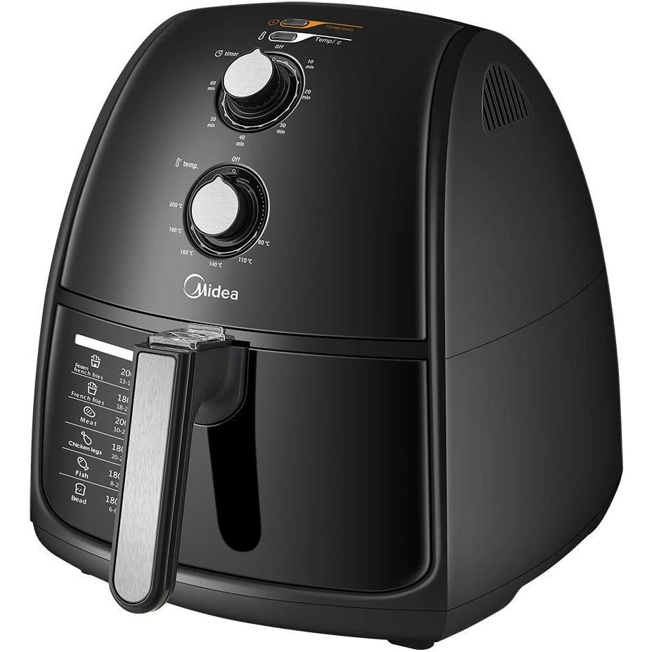 Midea 4L 1500W Multi-functional Air Fryer - Black