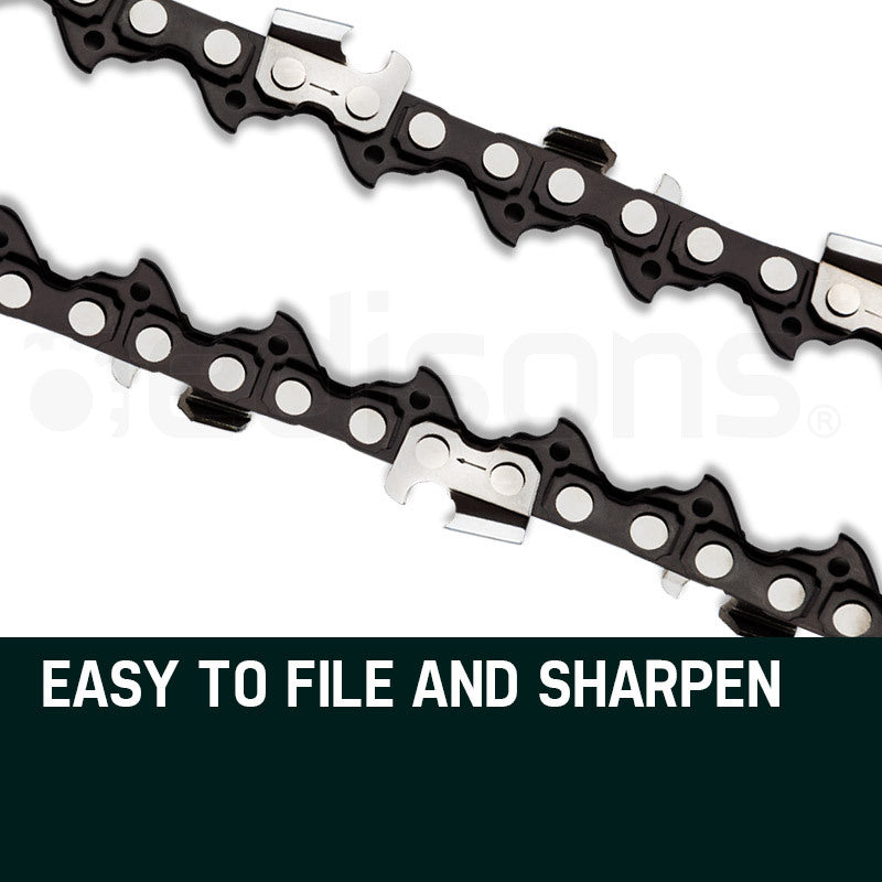 2 x 22 Baumr-AG Chainsaw Chain Bar Replacement 0.325 0.058" 86DL