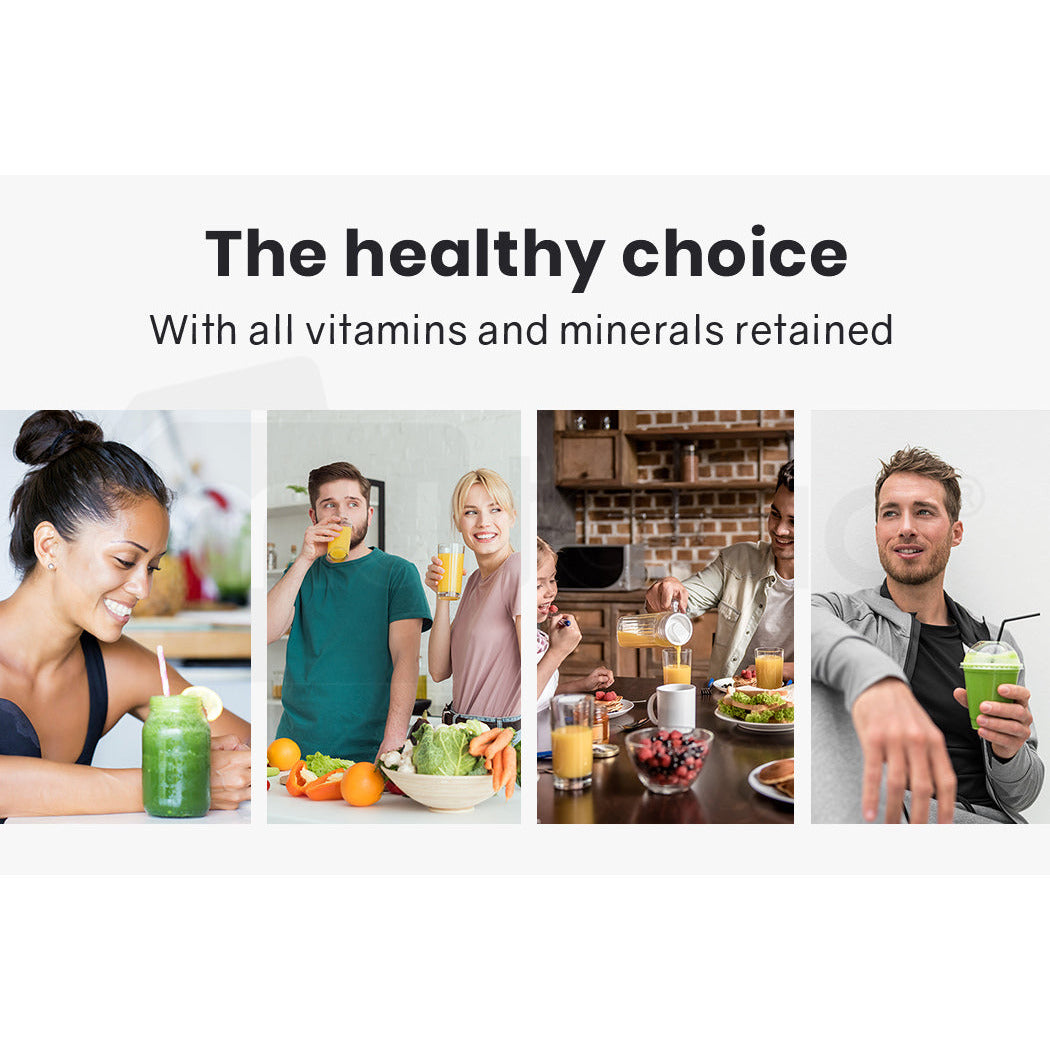 EUROCHEF Cold Press Slow Juicer Machine Fruit Electric Juice Maker Vegetable Extractor Squeezer