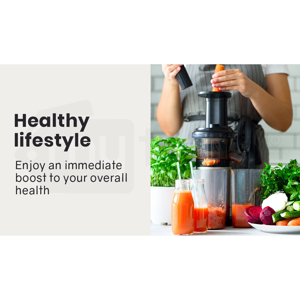 EUROCHEF Cold Press Slow Juicer Machine Fruit Electric Juice Maker Vegetable Extractor Squeezer