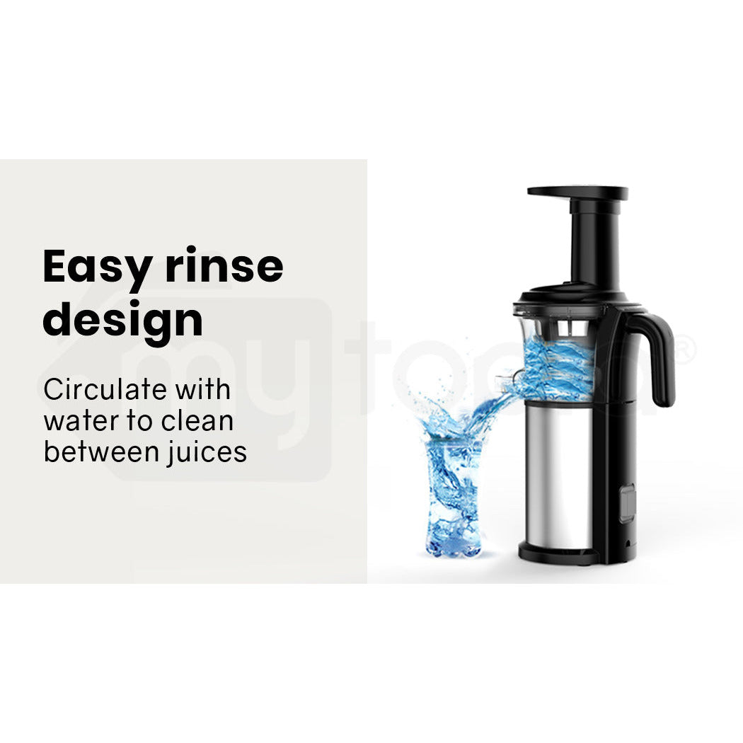 EUROCHEF Cold Press Slow Juicer Machine Fruit Electric Juice Maker Vegetable Extractor Squeezer