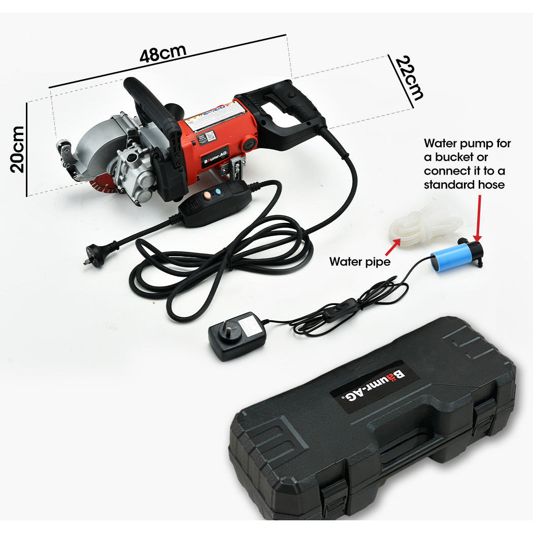 BAUMR-AG Wall Chaser Machine Concrete Chasing Tool Electric Brick Grinder Saw