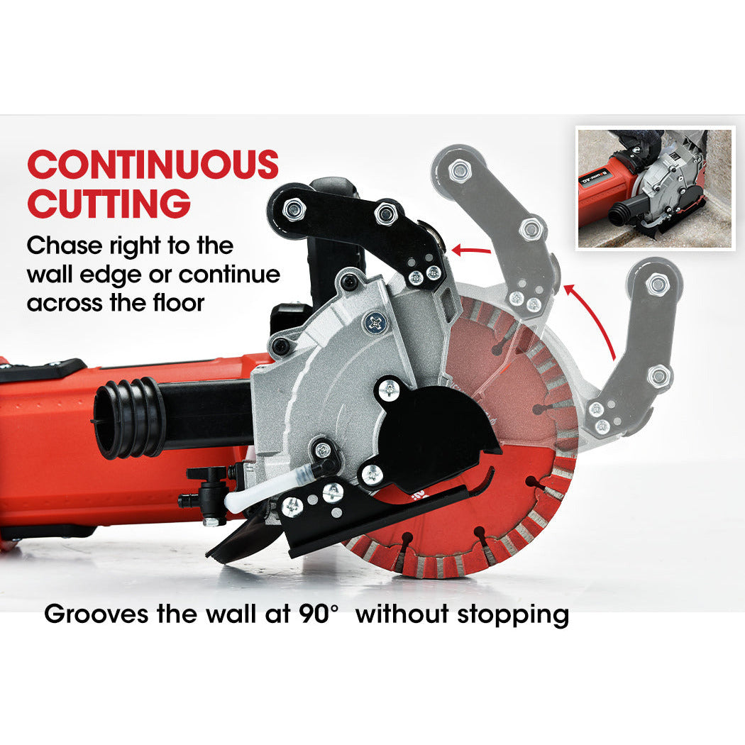 BAUMR-AG Wall Chaser and Vacuum Combo Concrete Dust Collector Chasing Machine