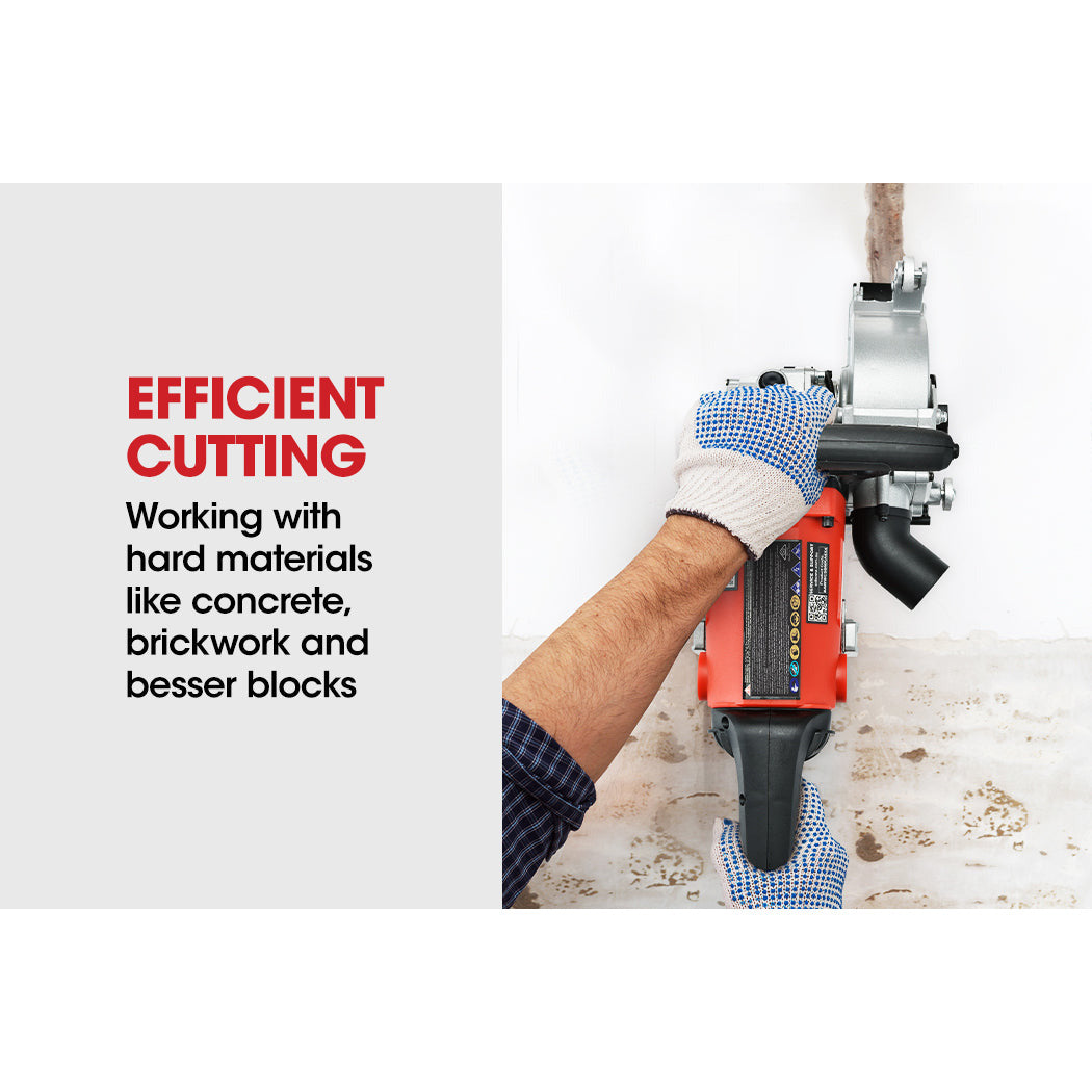 BAUMR-AG Wall Chaser and Vacuum Combo Dust Collector Concrete Chasing Machine