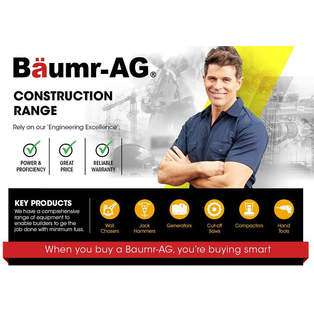 BAUMR-AG Vacuum for Wall Chaser Standard 32mm Concrete Chasing Dust Collector