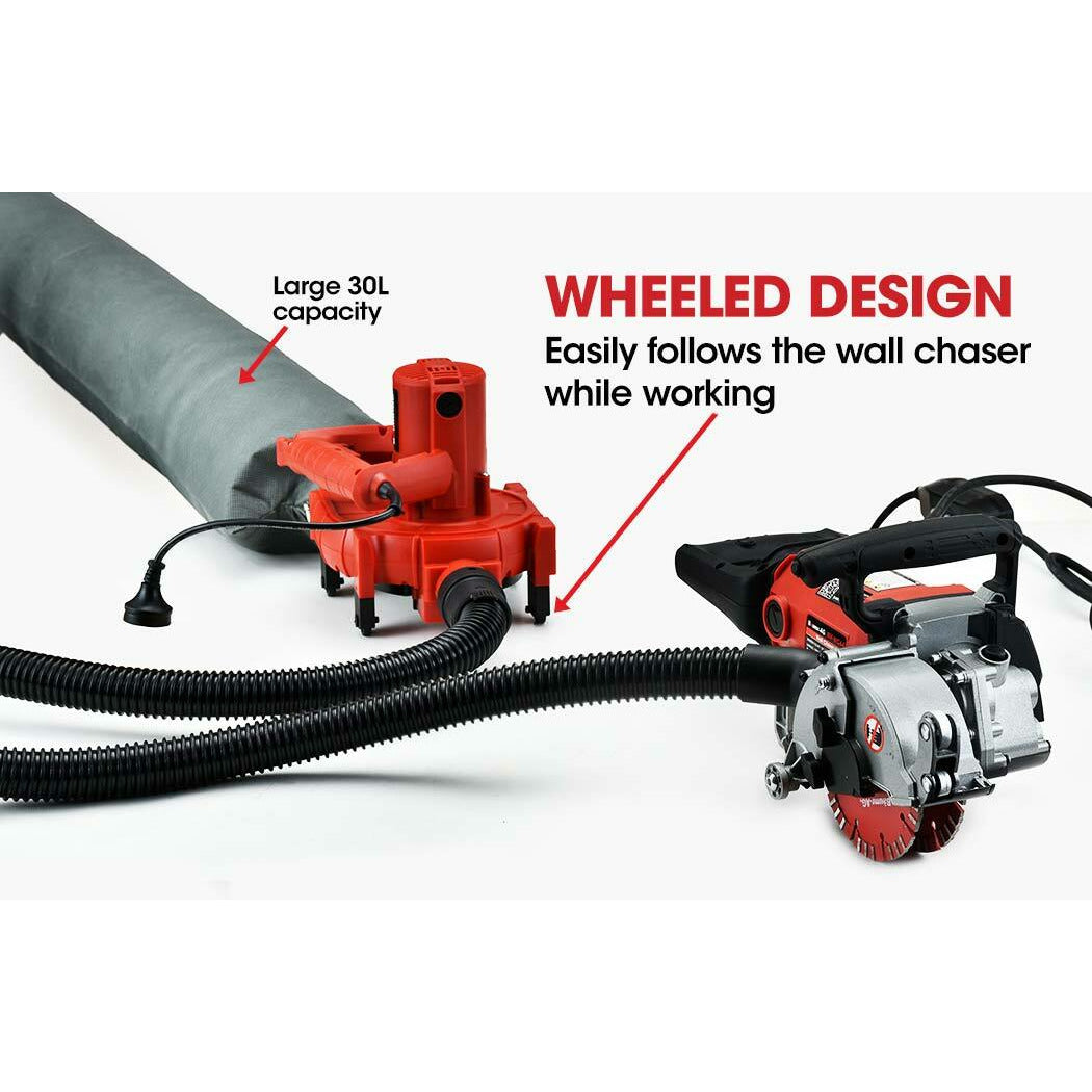 BAUMR-AG Vacuum for Wall Chaser Standard 32mm Concrete Chasing Dust Collector