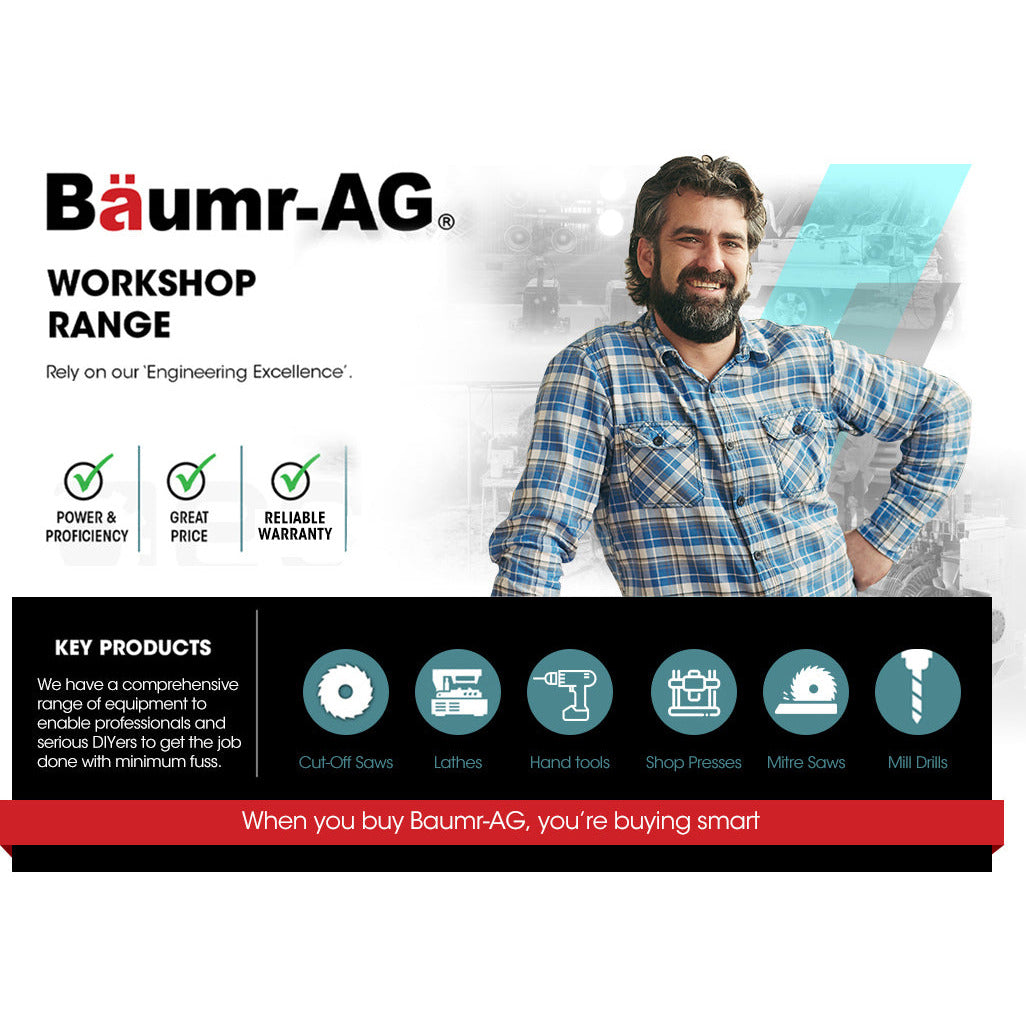 Baumr-AG Dust Collector Extraction Cyclone Woodworking Portable Catcher Workshop