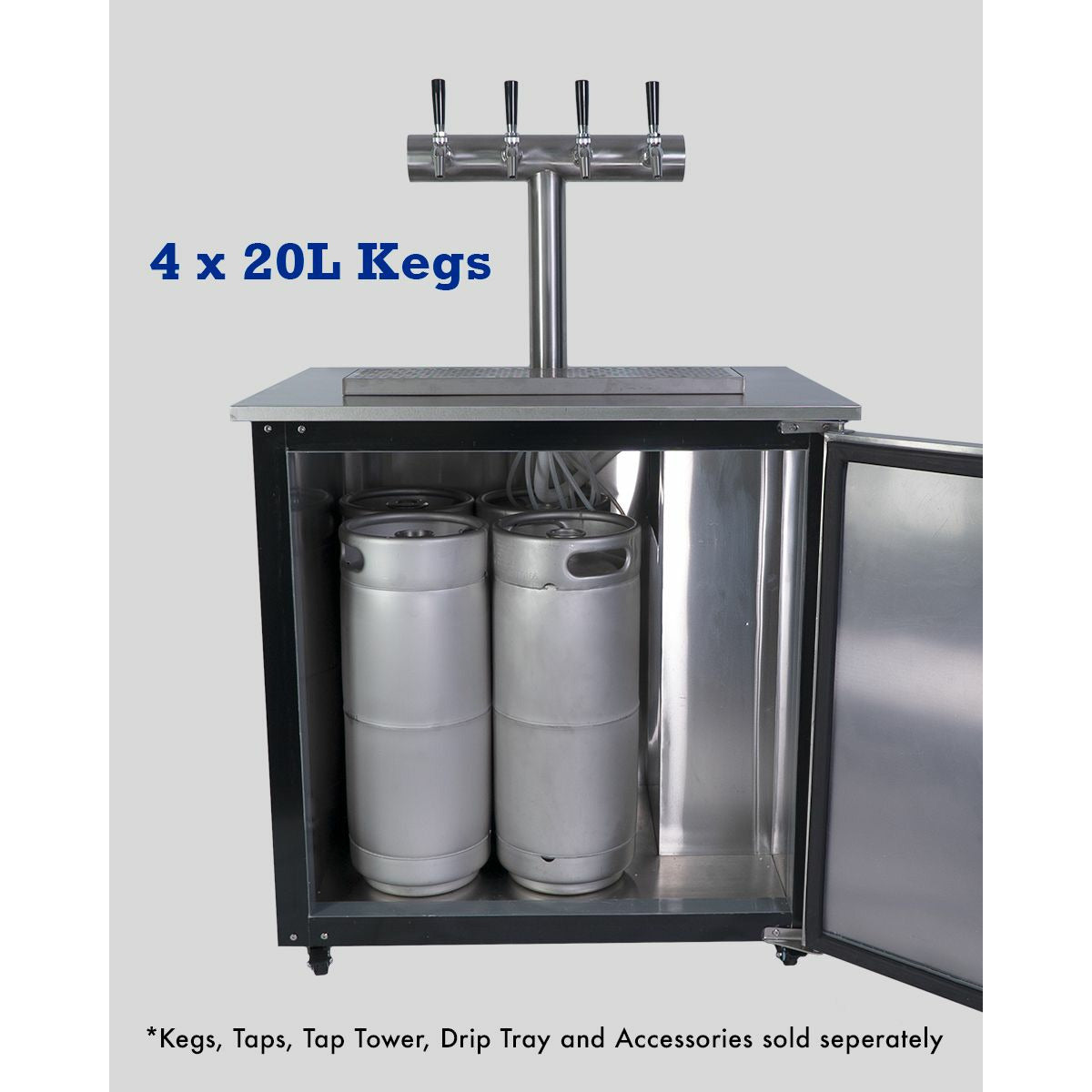 Beer Keg Fridge KegMaster Solstice 6 Keg 12volt DC Kegerator