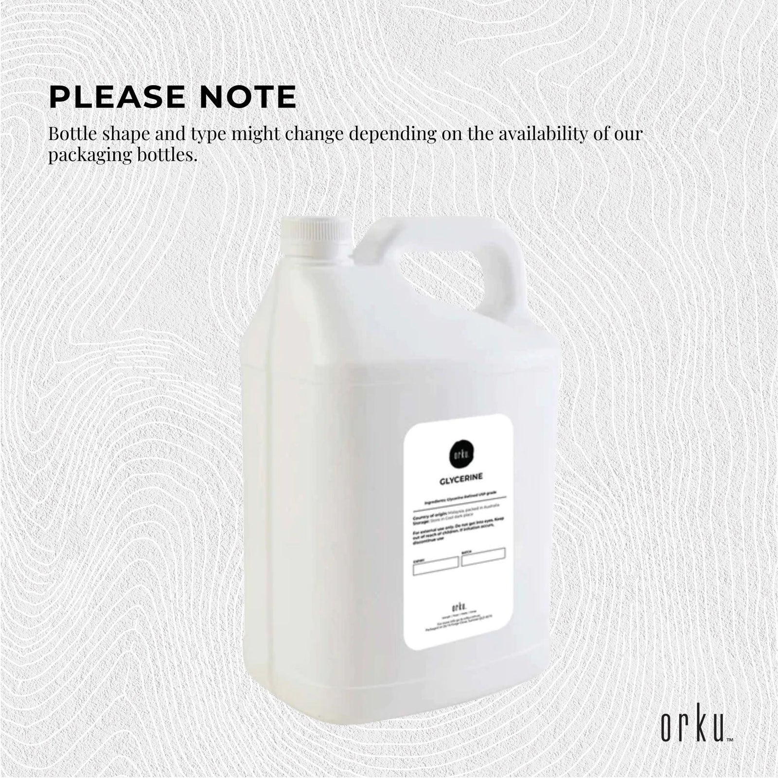 5L Glycerine Refined USP 99.9% Glycerol Pharmaceutical Vegetable Soybean Rapeseed