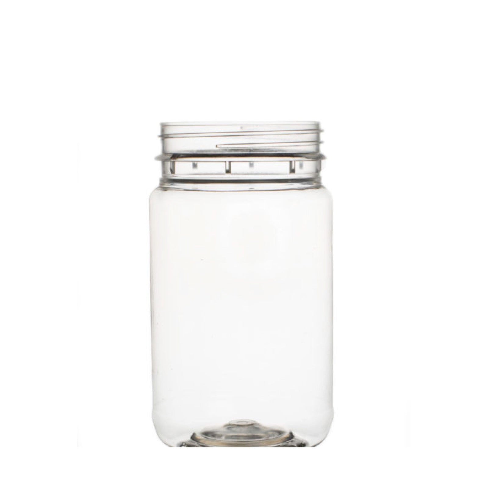 10x 500g Plastic Honey Jars + Lids - Round Clear Food Grade Packaging Containers