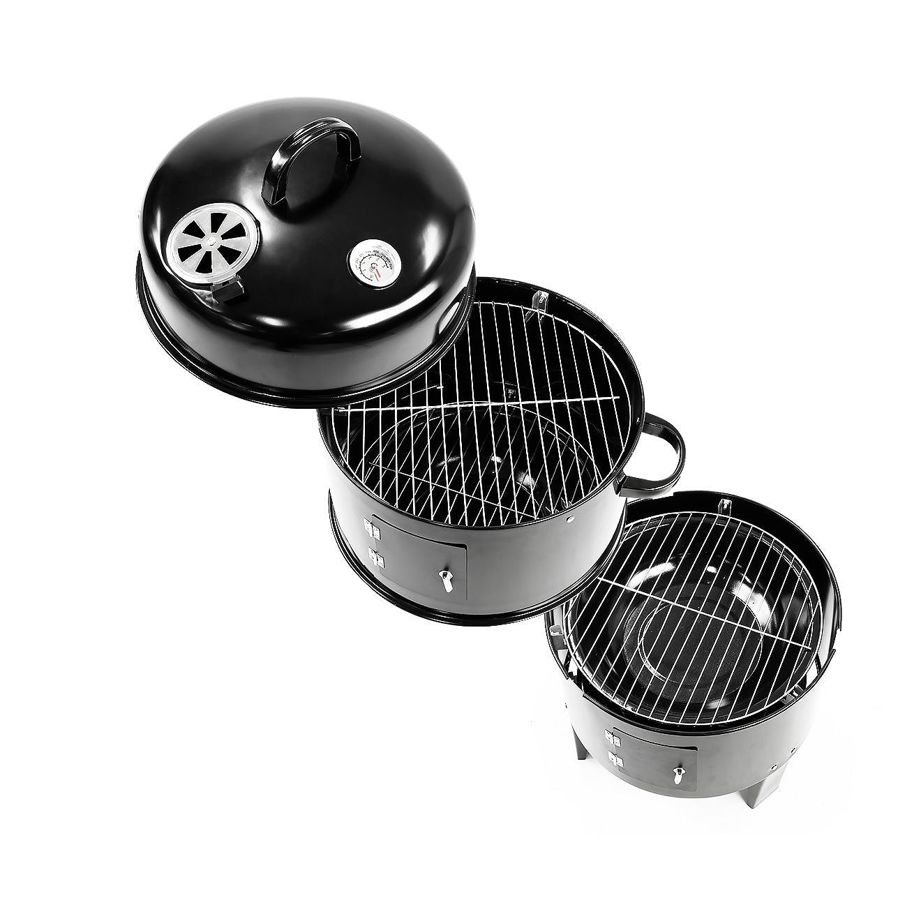 Wallaroo 3-in-1 Charcoal BBQ Smoker