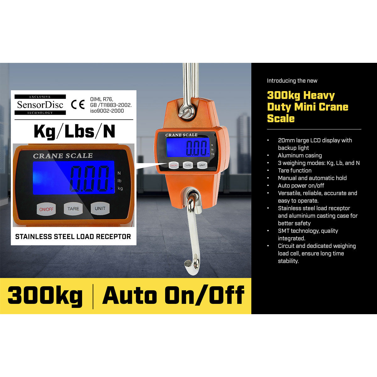 Kartrite Crane Scales Hanging 300Kg Industrial Electronic