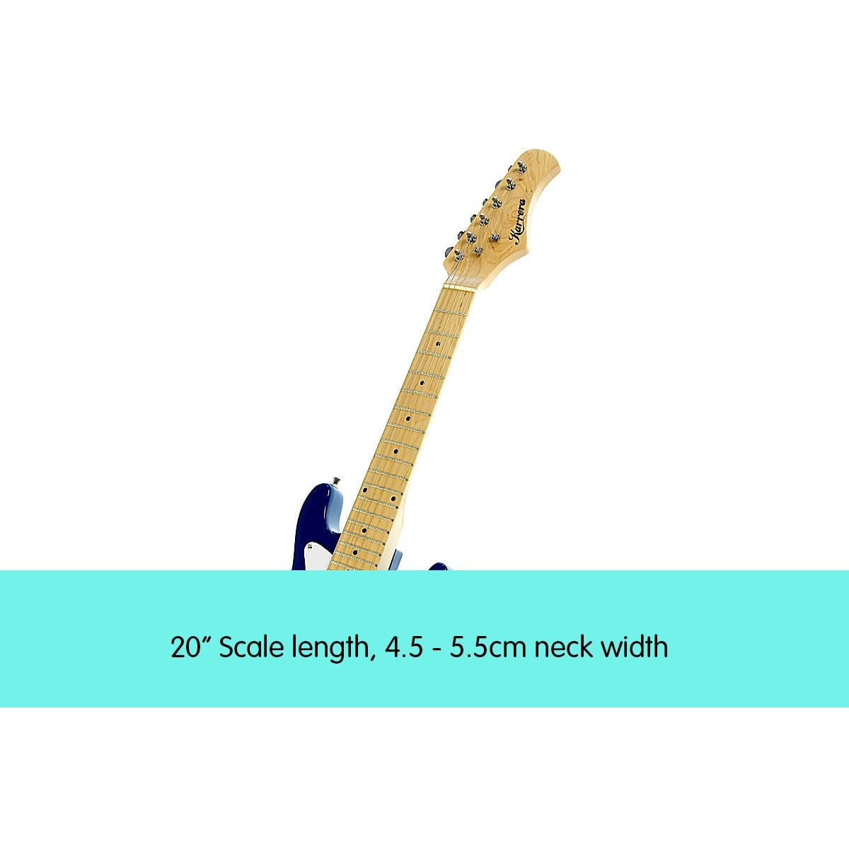 Karrera Electric Childrens Kids Guitar - Blue