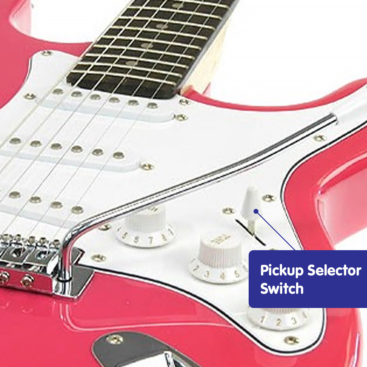 Karrera 39in Electric Guitar - Pink