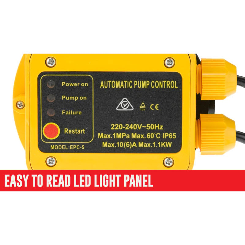 HydroActive Adjustable Pressure Switch Electric Electronic Automatic Water Pump Controller