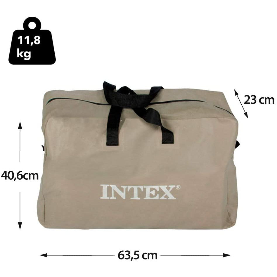 Intex Sports Challenger K1 Inflatable Kayak 1 Seat Floating Boat Oars River Lake 68305NP