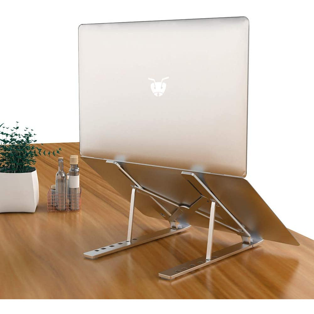 Portable Adjustable Laptop Stand Foldable Desktop Tripod Tray Anti-skid Pad Single Layer