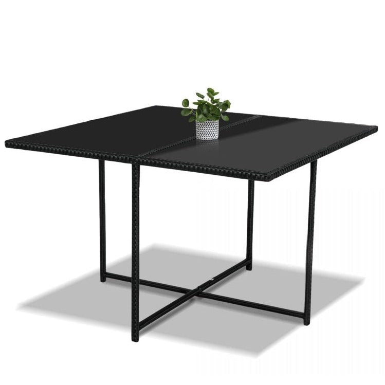 Horrocks 8 Seater Outdoor Dining Set - Black