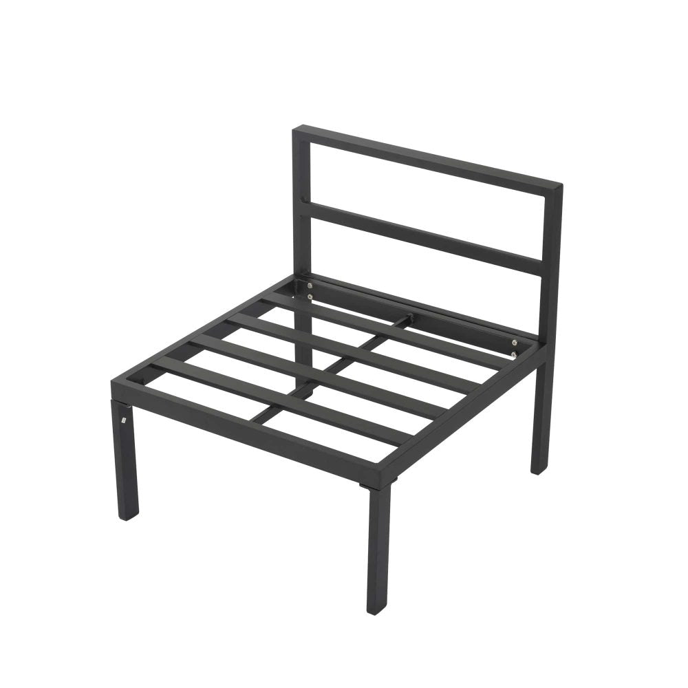 Emu 7PC Aluminum Outdoor Lounge Sofa Set Black