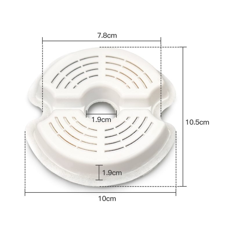 YES4PETS 8 x Pet Dog Cat Fountain Filter Replacement Activated Carbon Ion Exchange Resin Triple Filtration System Automatic Water Dispenser Compatible