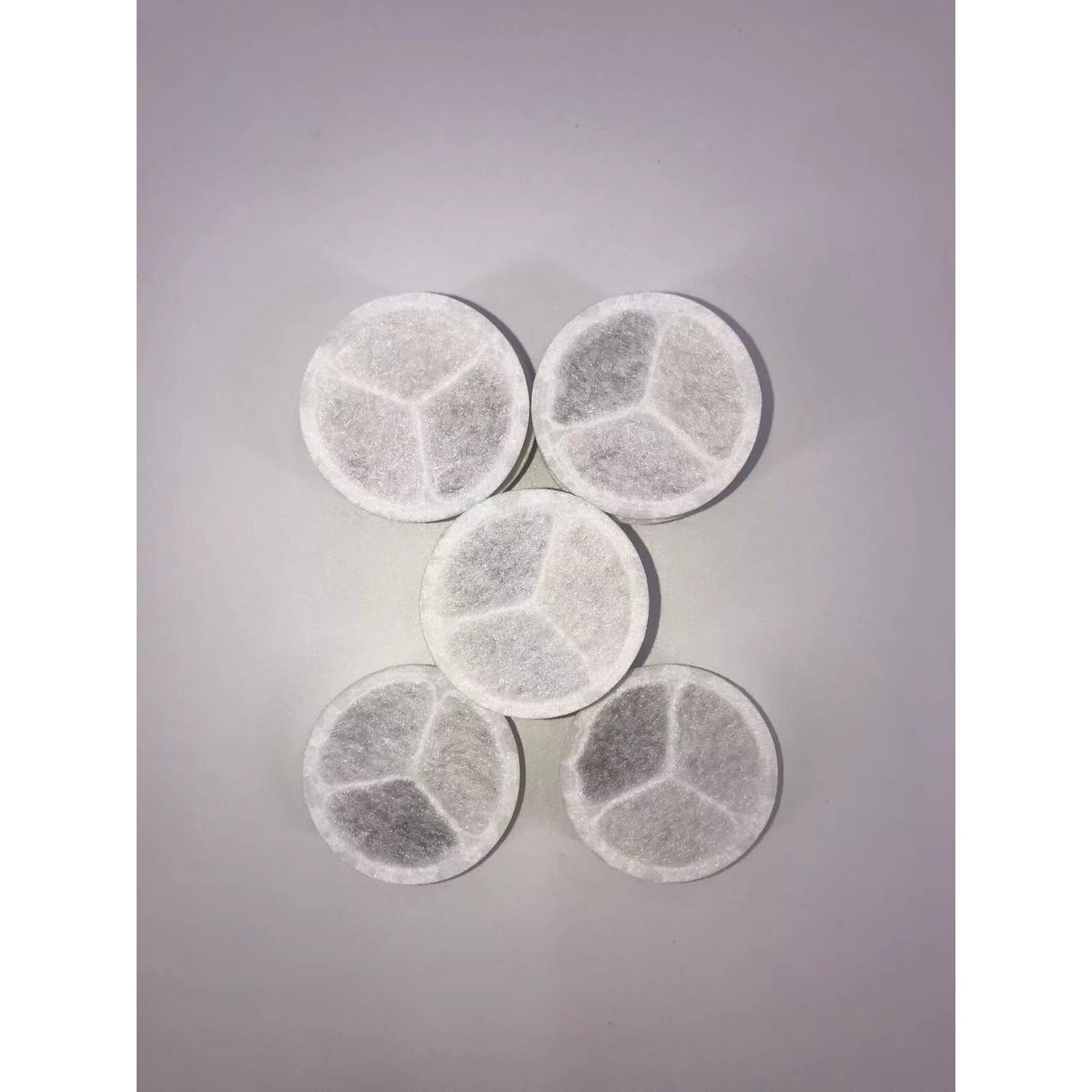 8 x Pet Dog Cat Fountain Filter Replacement Activated Carbon Ion Exchange Resin Triple Filtration System Automatic Water Dispenser Compatible