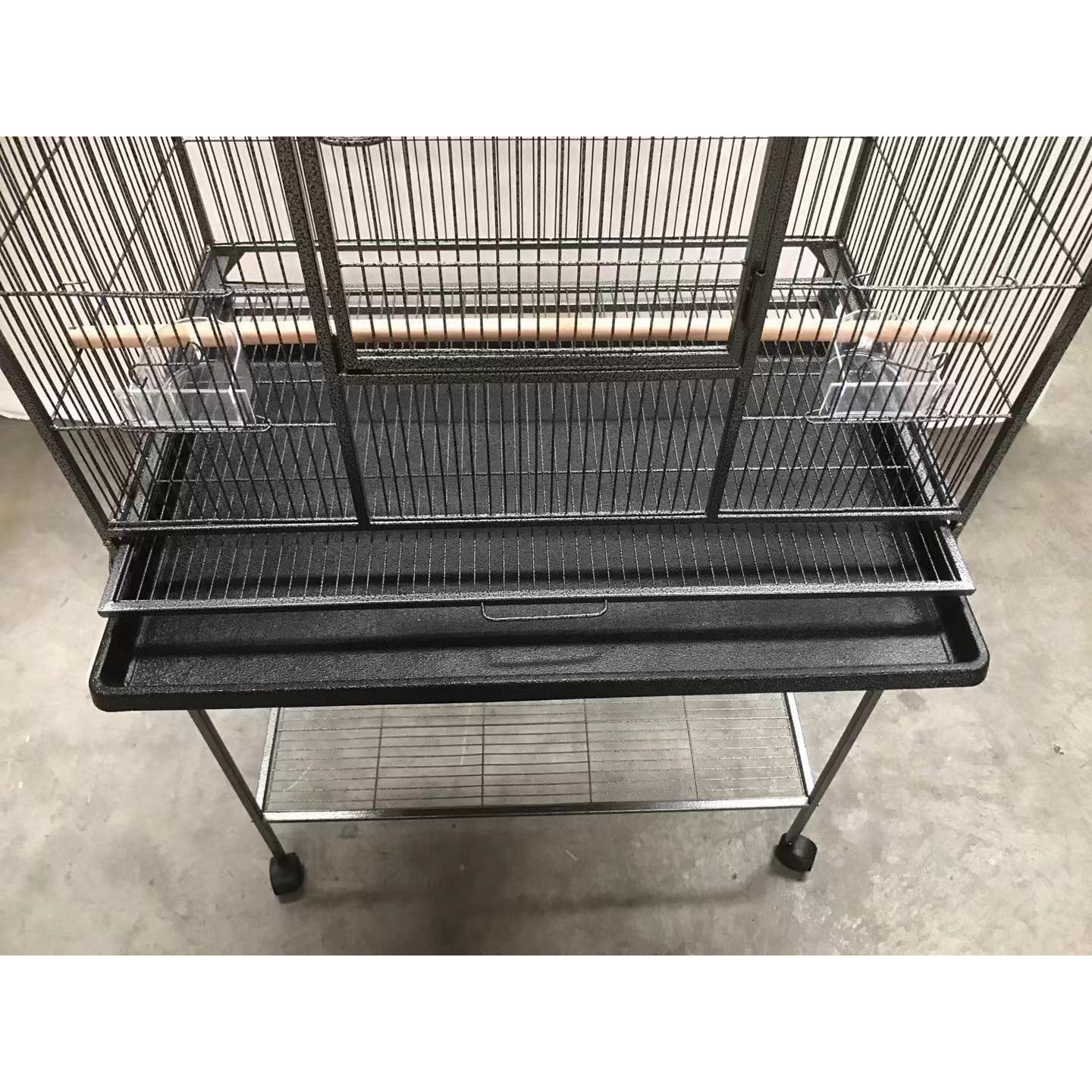 161 cm Bird Cage Parrot Aviary Pet Stand-alone Budgie Perch Castor Wheels