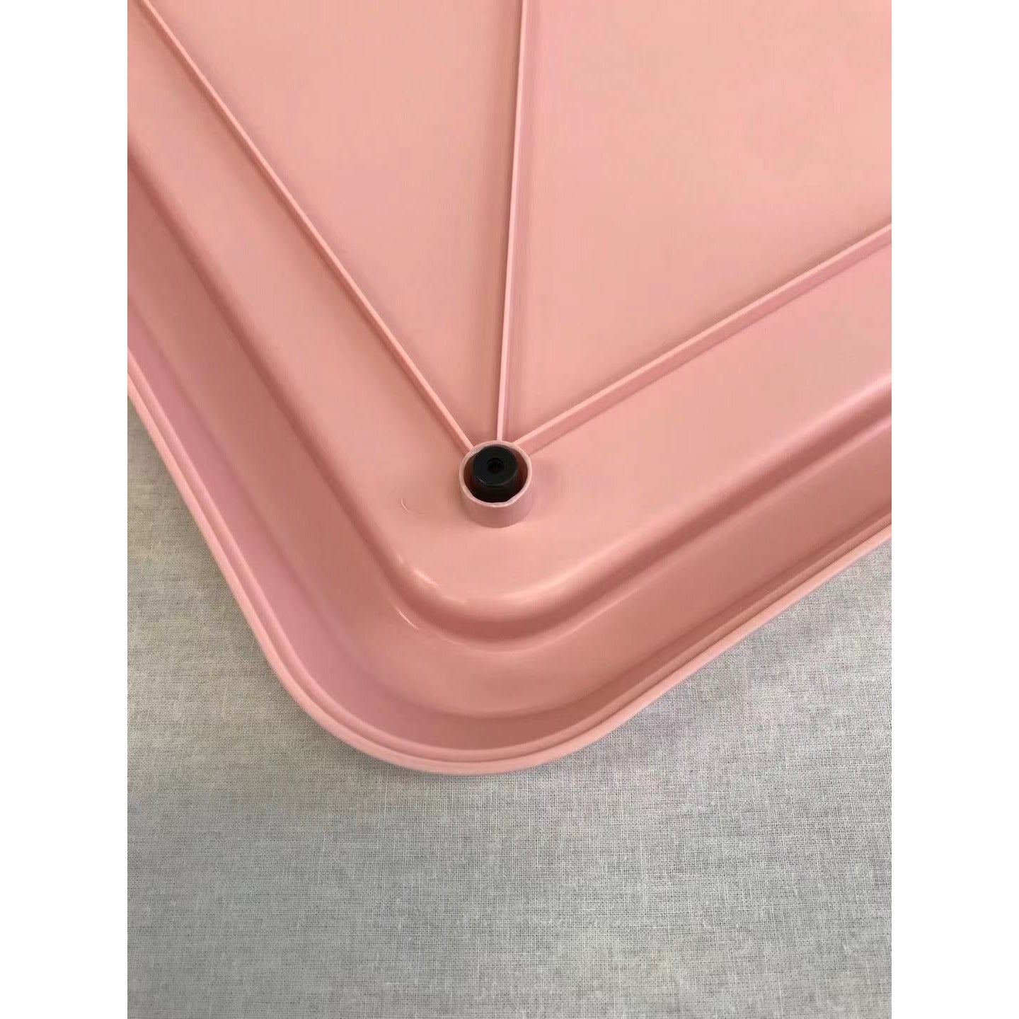 Large Portable Dog Potty Training Tray Pet Puppy Toilet Trays Loo Pad Mat Pink
