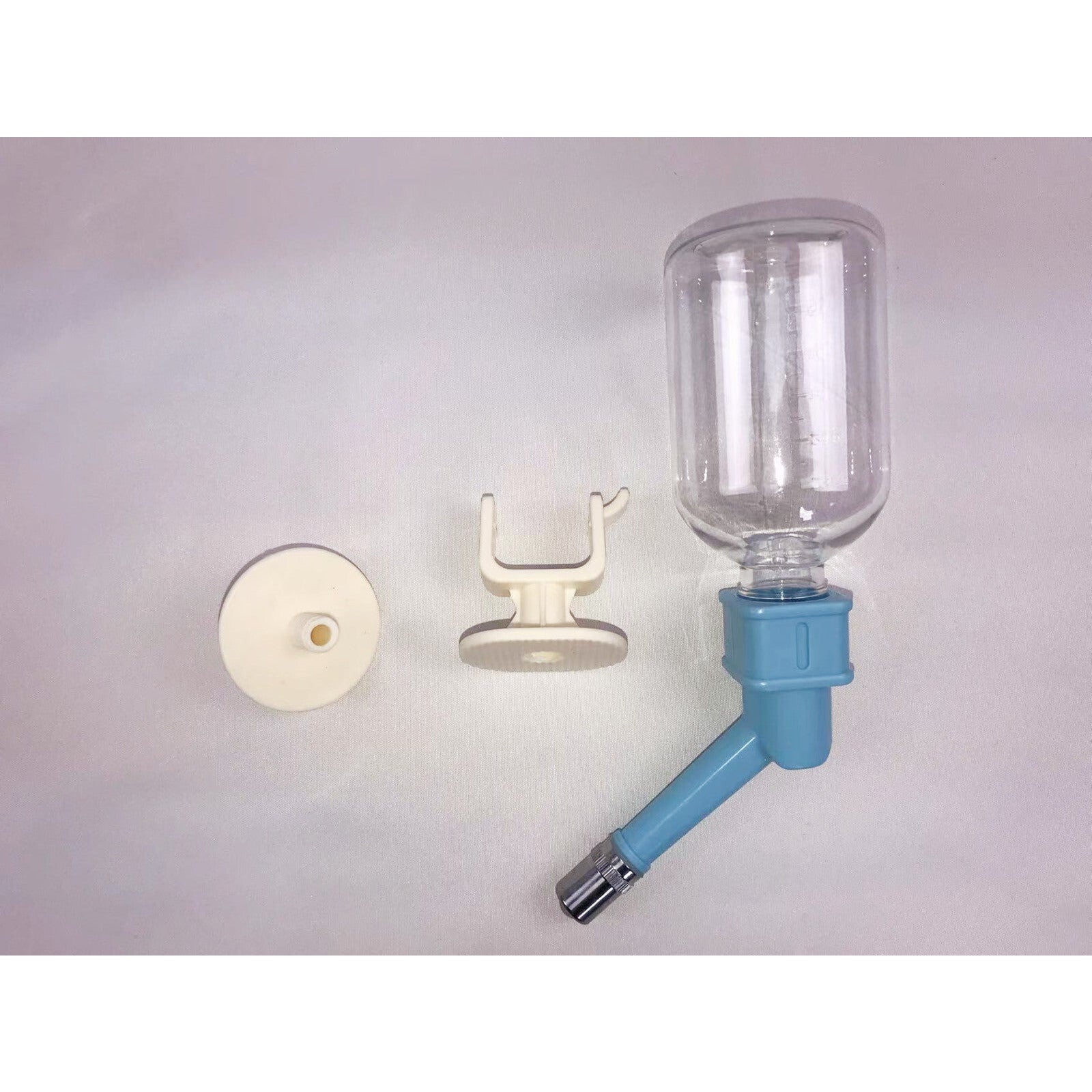 2 x Pet Hanging Water Bottle No Drip Water Dispenser Rabbit Dog Cat Drinking Bottle-Blue