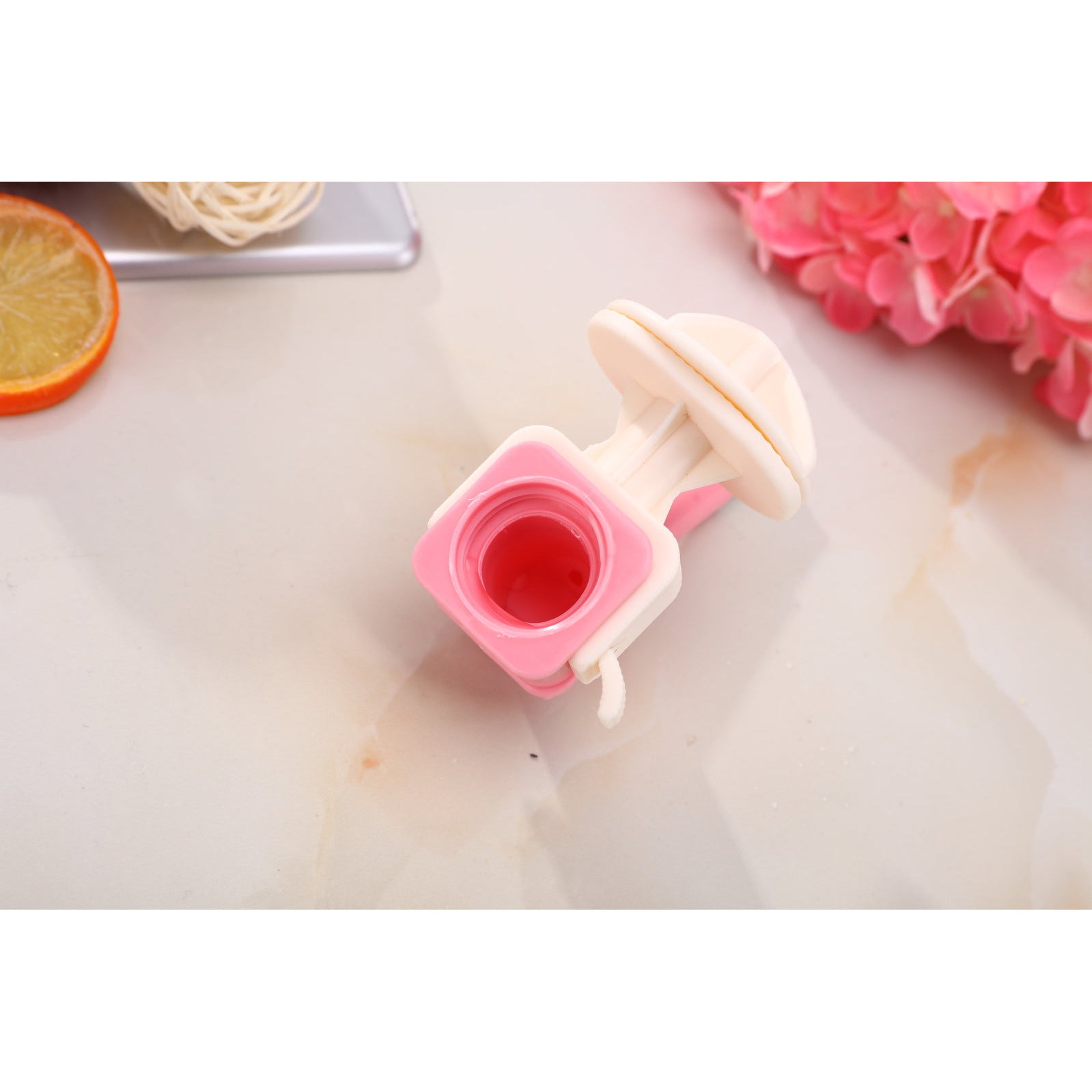 2 x Pet Hanging Water Bottle No Drip Water Dispenser Rabbit Dog Cat Drinking Bottle-Pink