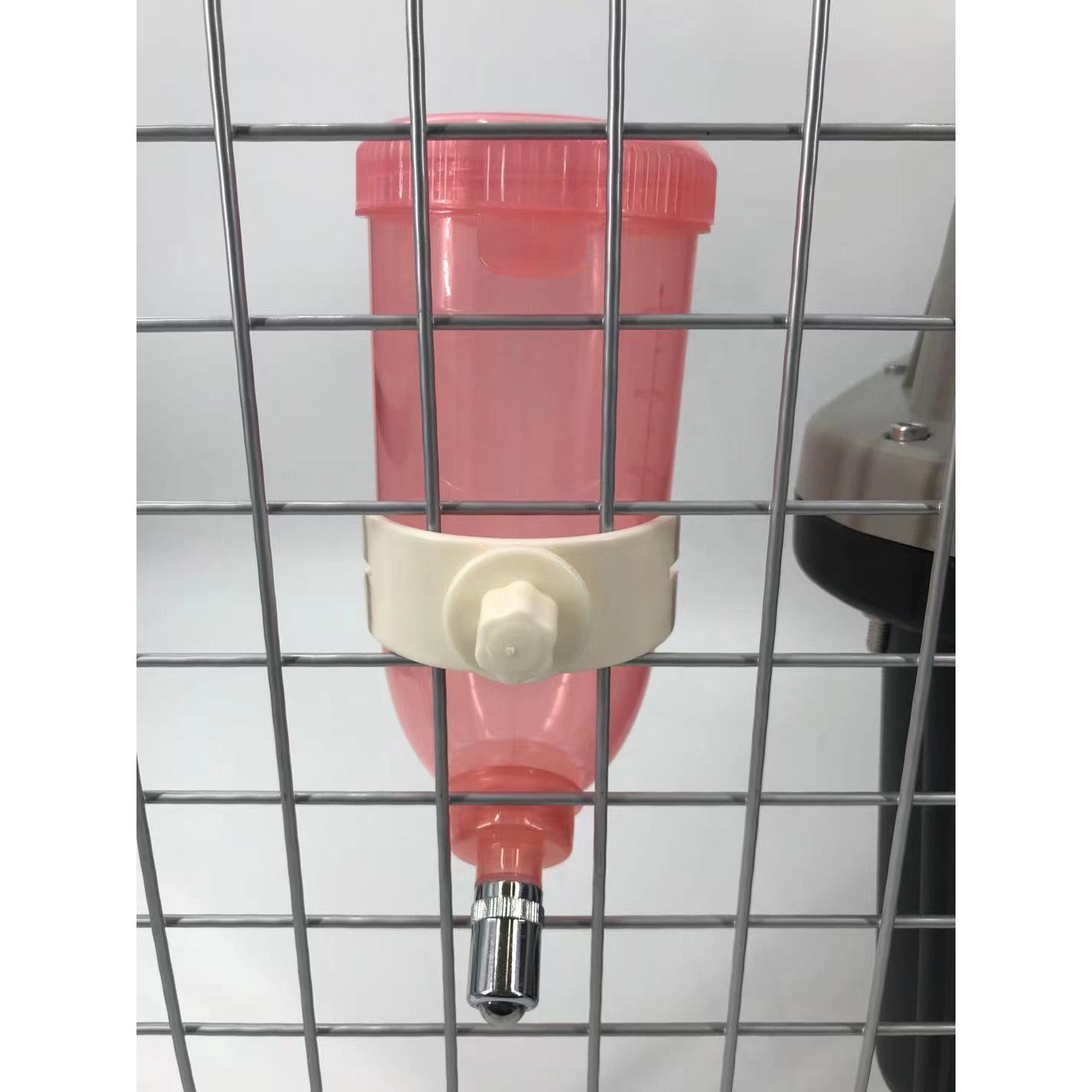 500ml Dog Cat Hamster Rabbit Water Bottle Hanging Drinking Dispenser Feeder Pink