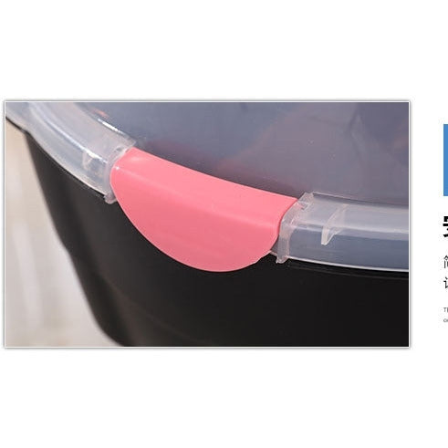 Medium Portable Travel Dog Cat Crate Pet Carrier Cage Comfort With Mat-Pink