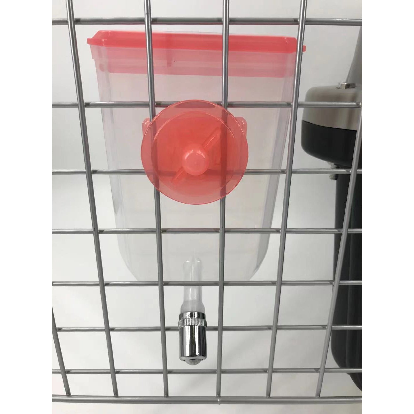 Pet Hanging Water Bottle No Drip Water Dispenser Rabbit Dog Cat Drinking Bottle-Pink