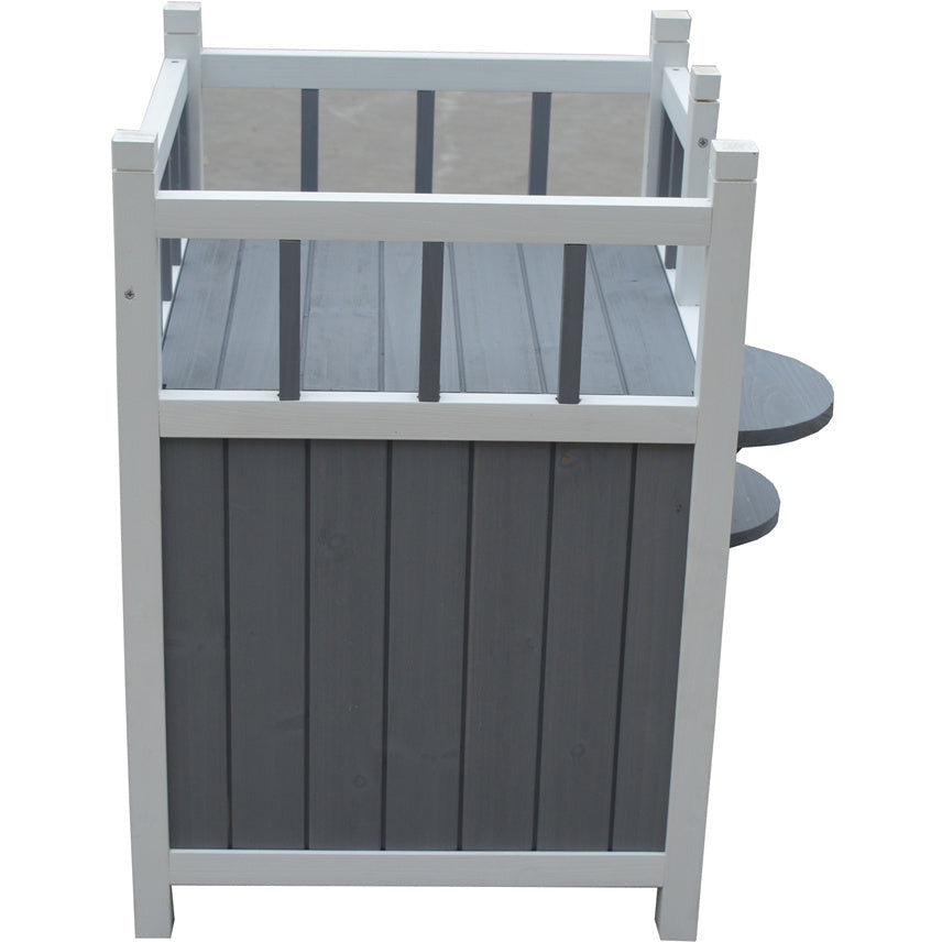 Cat Shelter Condo with Escape Door Rabbit Kitty House Cave