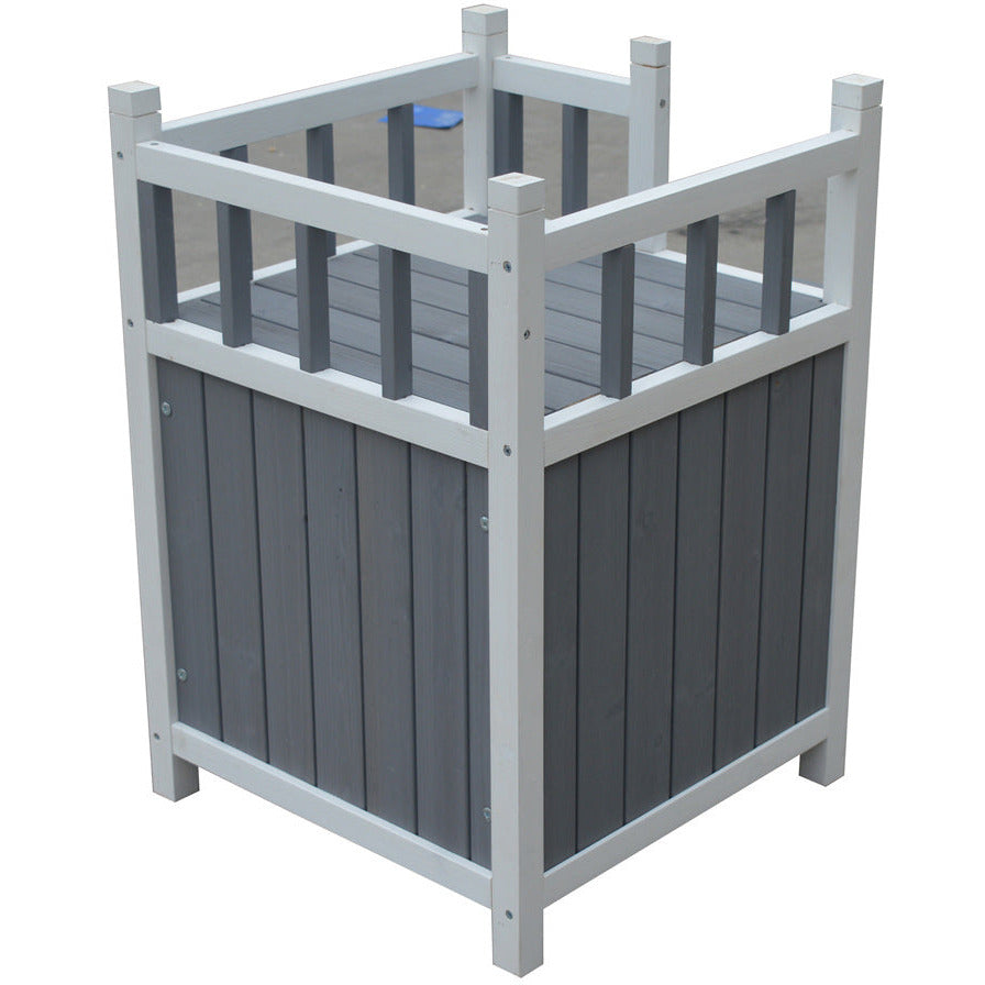 Cat Shelter Condo with Escape Door Rabbit Kitty House Cave